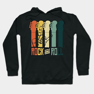 Rock and Roll Distress Retro Lover Hoodie